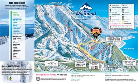 Diamond Peak Trail Map | OnTheSnow