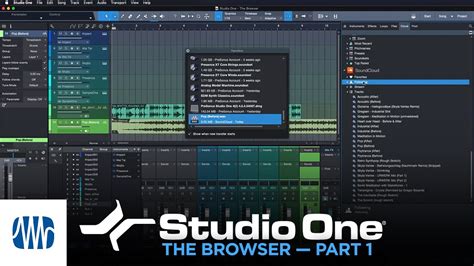 PreSonus Studio One Tutorials Ep. 6: Browser I - YouTube