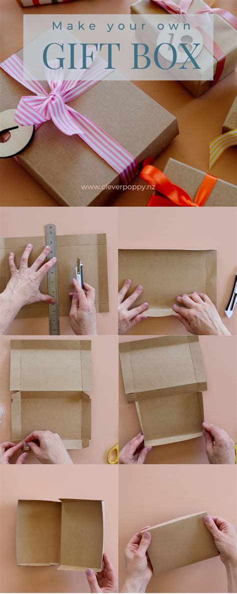 DIY Cardboard Gift Boxes (no template needed!) | Homemade gift boxes ...