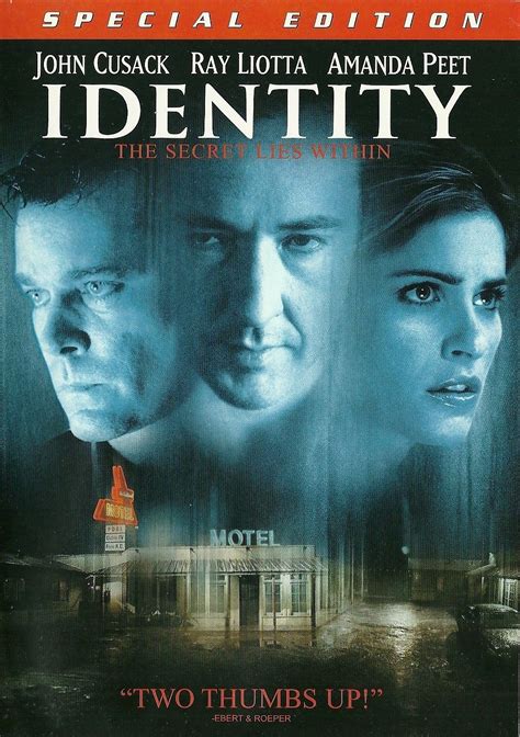 Identity DVD John Cusack Ray Liotta Amanda Peet Special Edition Ray Liotta, Scary Movies, Great ...