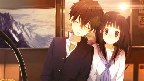 Cute Anime Couple Desktop Wallpapers | PixelsTalk.Net