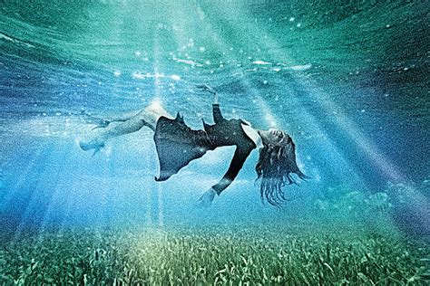 Royalty Free Women Drowning Underwater Clip Art, Vector Images ...