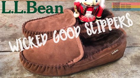 L.L. Bean Wicked Good Slippers "Most Comfy Christmas Present Ever!" - YouTube