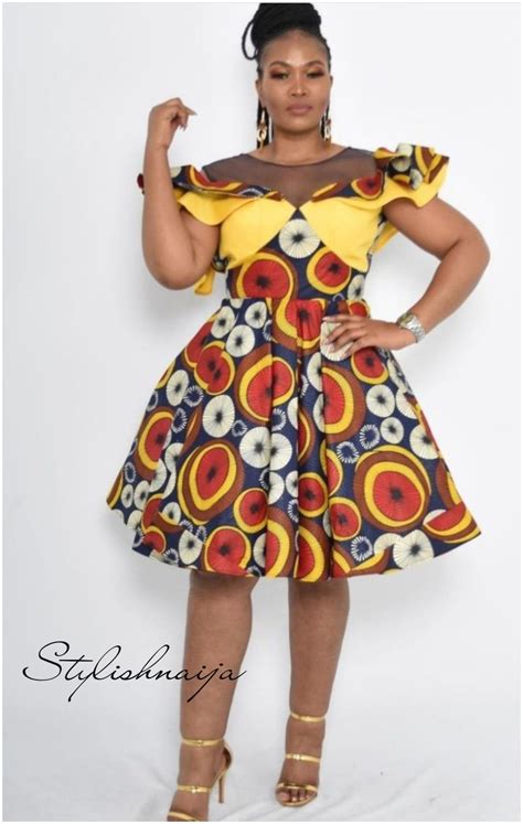 Trendy Ankara Short Gown Styles for Working Wives and Moms, volume 2 ...