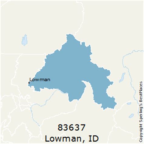 Lowman (zip 83637), Idaho Climate