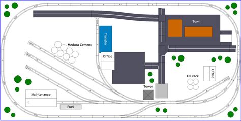 4x8 HO Track Plans - James Model Trains