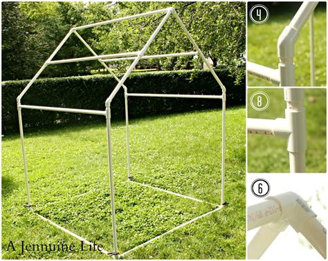 PVC Playhouse & Sunshade: PVC Frame - A Jennuine Life