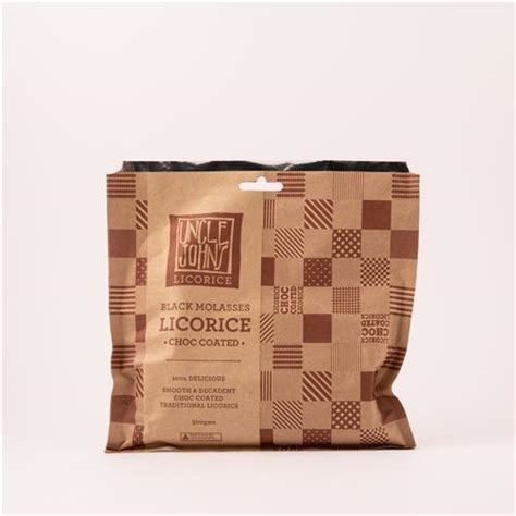 Uncle John’s Chocolate Coated Licorice 300g – Second Ave Grocer