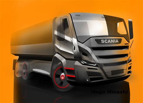 Proposta Scania by H-hissashi on DeviantArt | Truck design, Transportation design, Big rig trucks