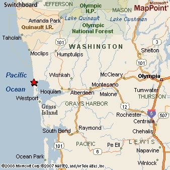 Ocean Shores, Washington Area Map & More