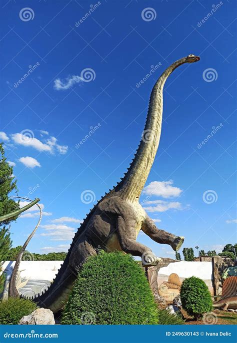 Dinosaur Park, Natural History Museum, Svilajnac, Serbia Stock Image - Image of dinosaur ...