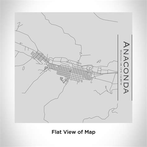 Anaconda - Montana Engraved Map Tumbler — JACE Maps