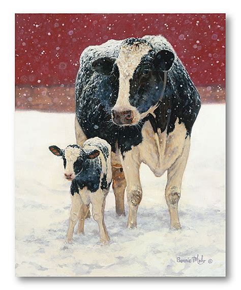 Loving this Dairy Farm Winter Wonderland II Gallery-Wrapped Canvas on #zulily! #zulilyfinds ...