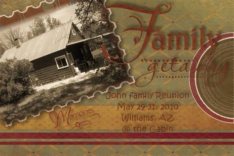 Making Messes: One project {or more} at a time: Family Reunion Invite