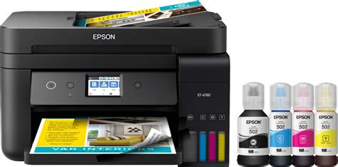 Best Buy: Epson EcoTank ET-4760 Wireless All-In-One Printer Black EPSON ...