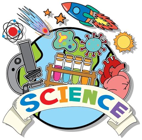 Free Vector | Science Banner with Doodle Icons