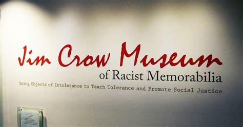 JIM CROW MUSEUM | NEW BLACK VOICES