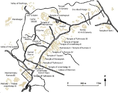 Map of tombs at Valley Of The Kings, Egypt | Valley of the kings, Egypt, Ancient egypt