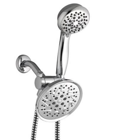 Waterpik® PowerSpray+ Dual Shower Head - Chrome, 1 ct - Fred Meyer