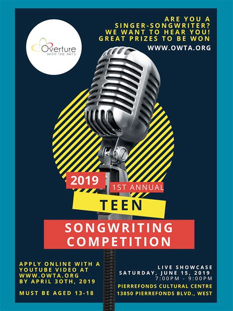 Teen Songwriting Competition - Overture with the Arts