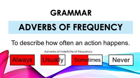 Adverbs of frequency - Always, usually, sometimes, never | 250 plays ...