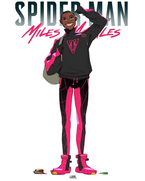 Miles Morales Fan-Art Based on the redesign for the 10th anniversary : r/Marvel