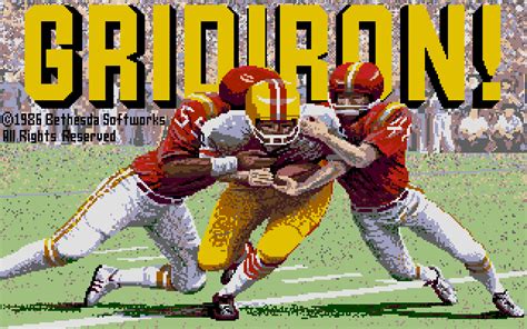 Gridiron! (1986) by Bethesda Softworks Atari ST game