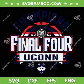 Uconn Huskies National Championship 2023 SVG