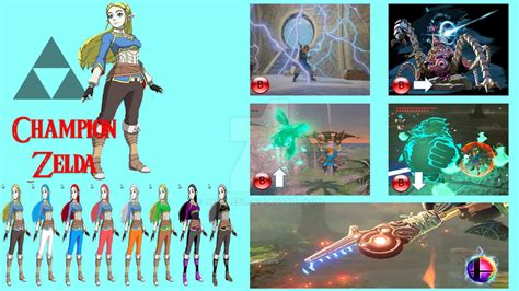 Champion Zelda Super Smash Bros Moveset by Hyrule64 on DeviantArt