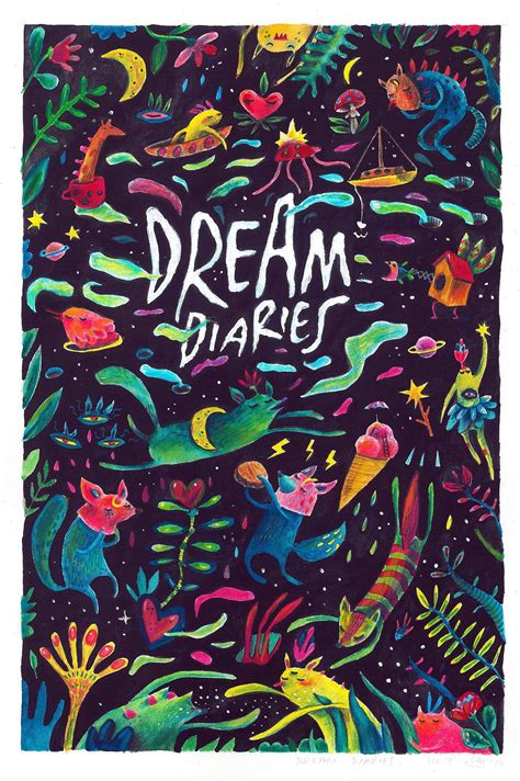 Dream Diaries on Behance in 2021 | Dream diary, Original drawing, Drawings