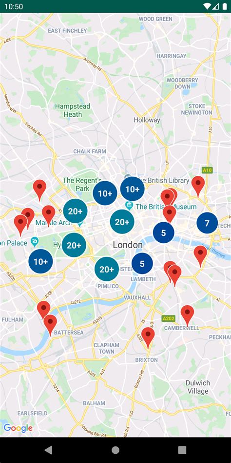 Google Maps Android Marker Clustering Utility | Google Maps Android API | Google Developers