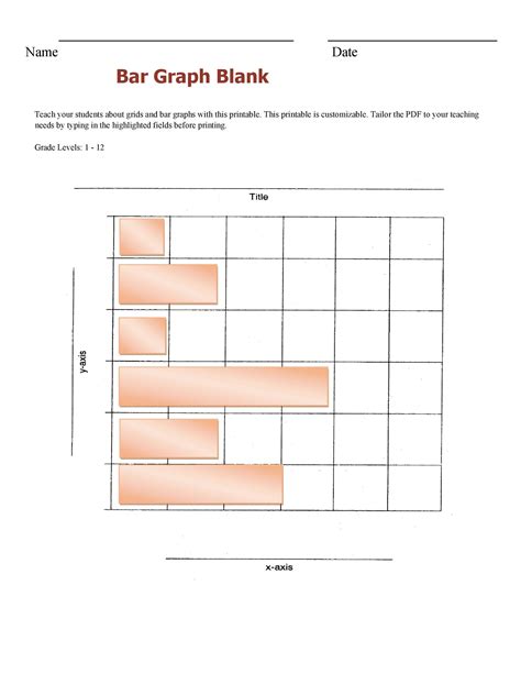 Simple Bar Graph Template For Kids