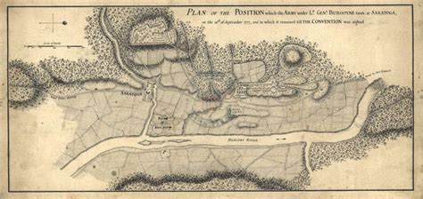 Saratoga, New York 1777 Battle Map – Battle Archives