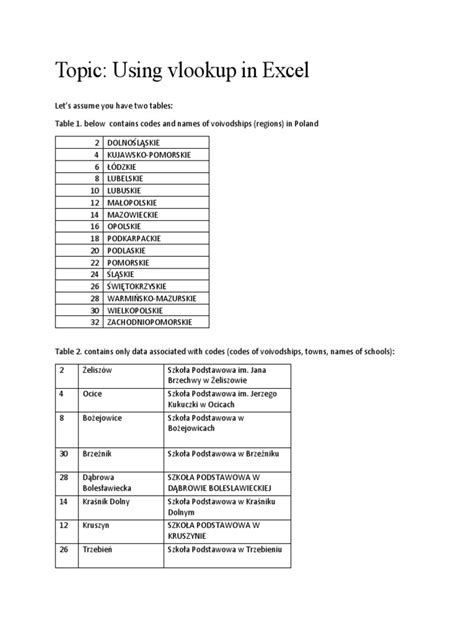 Excel Excercise - Vlookup | PDF