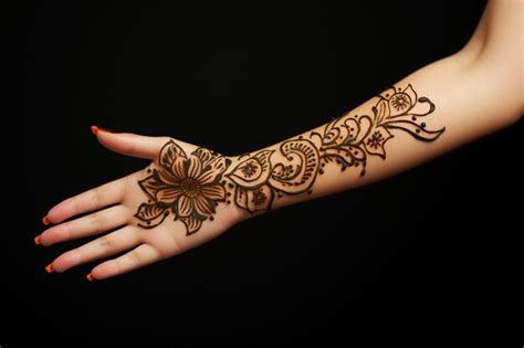 Premium Photo | Temporary Henna Tattoos