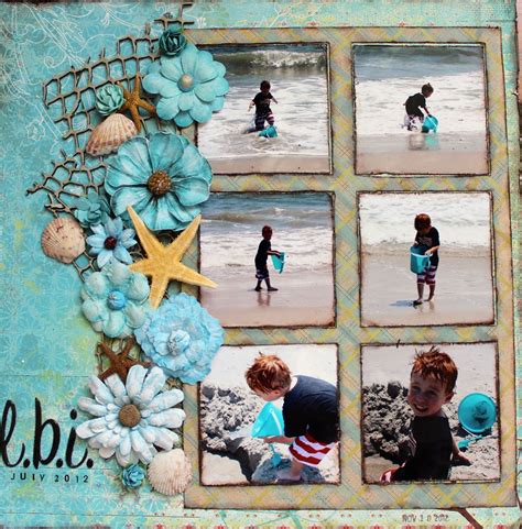 L.B.I. - Scrapbook.com | Beach scrapbook layouts, Cruise scrapbook ...