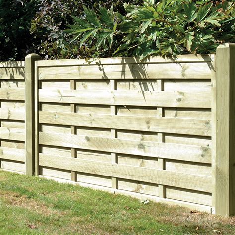 Square Horizontal Garden Fence Panel SH90 900MM X 1800MM - Clarkes of ...