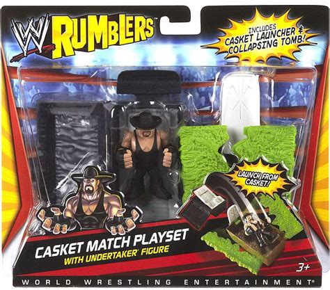 WWE Wrestling Rumblers Series 1 Casket Match Mini Figure Playset With ...