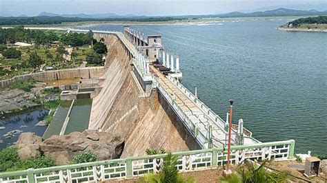 Sathanur dam nearing brim, water to be released from today - The Hindu