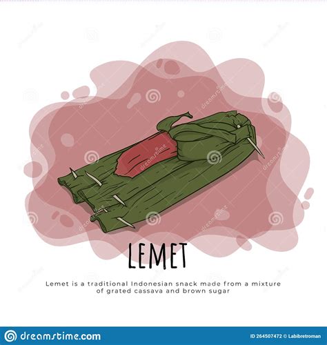 Lemet Cake in Cartoon Design Made from Grated Cassava and Filled with Legit Combed Brown Sugar ...