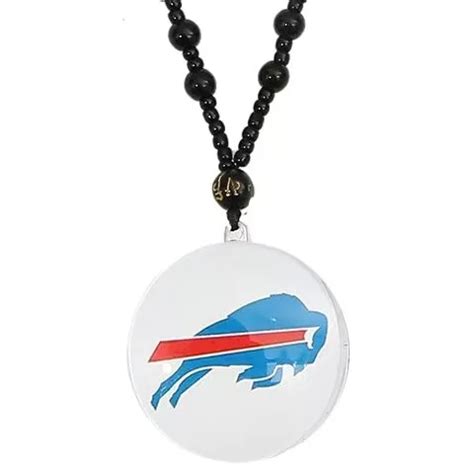 Teams 32 Nfl Football Necklaces Glass Pendant Bead Chain Sweater Chain ...