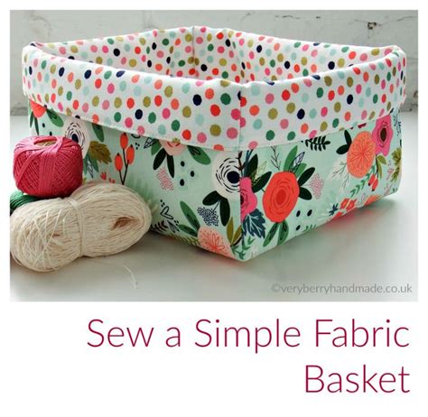 Here’s a simple sewing pattern for a pretty and practical fabric basket, using Bosal-in-R-Form ...