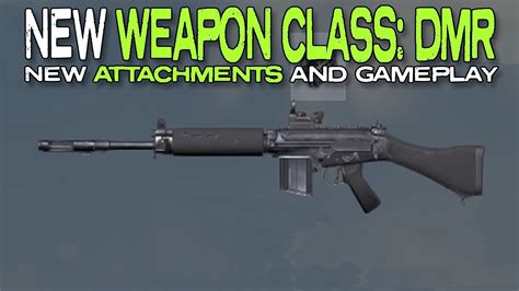 NEW DMR CLASS ATTACHMENTS AND GAMEPLAY - PUBG - YouTube