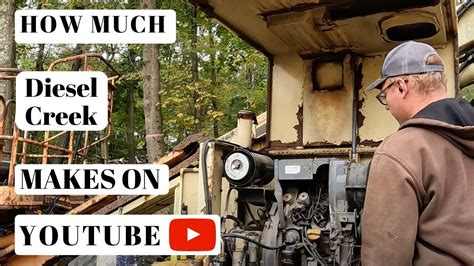 How much Diesel Creek makes on Youtube - YouTube