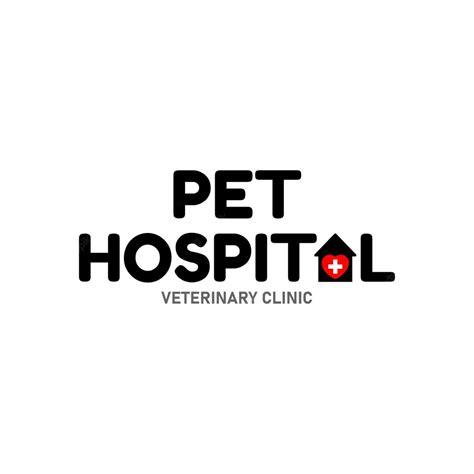 Premium Vector | Pet hospital or veterinary clinic logo design in ...