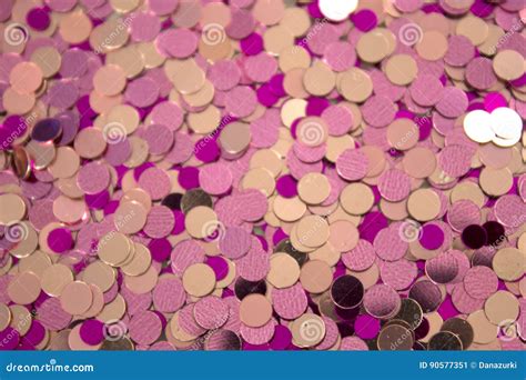 Pink Glitter Confetti Background Stock Image - Image of blurred, sparkling: 90577351