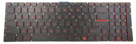 MSI GL63 Replacement Laptop Keyboard Keys (RED) - LaptopKeyReplacements.com