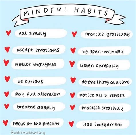 Mindfulness Habits : r/Mindfulness