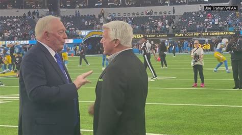 Jerry Jones and Jimmy Johnson seen chatting at Cowboys game | kens5.com