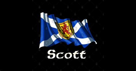 Scott Clan Scottish Flag - Clan Scott - Sticker | TeePublic